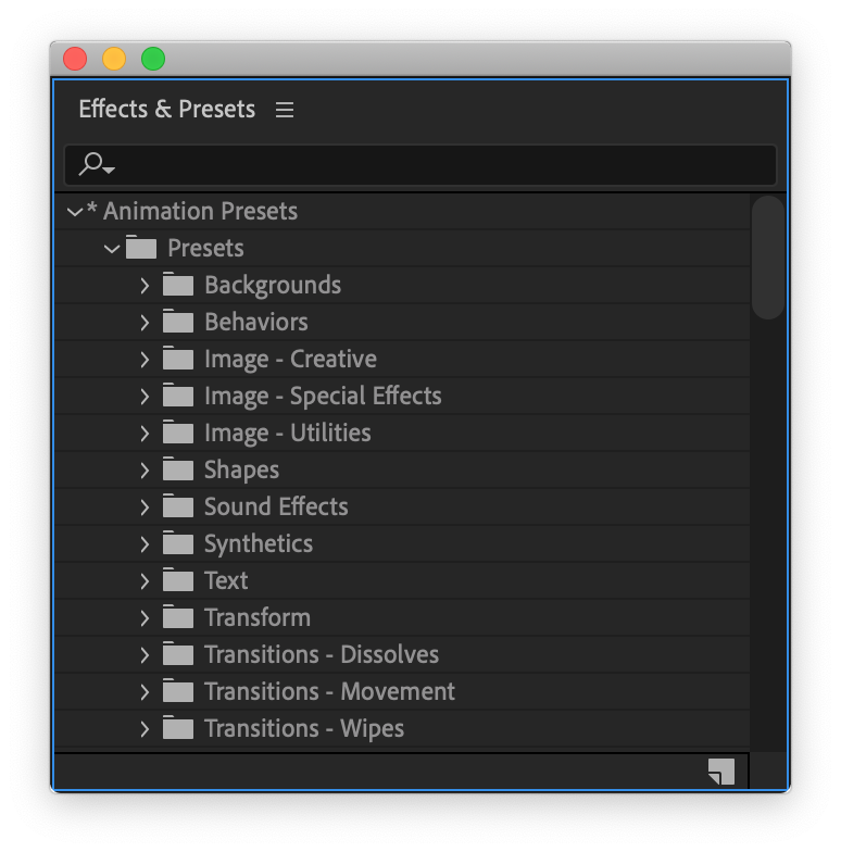 Presets For Adobe After Effects